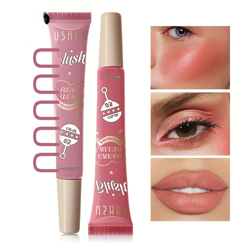 USHAS 4-Color Liquid Blush and Eyeshadow Highlighter