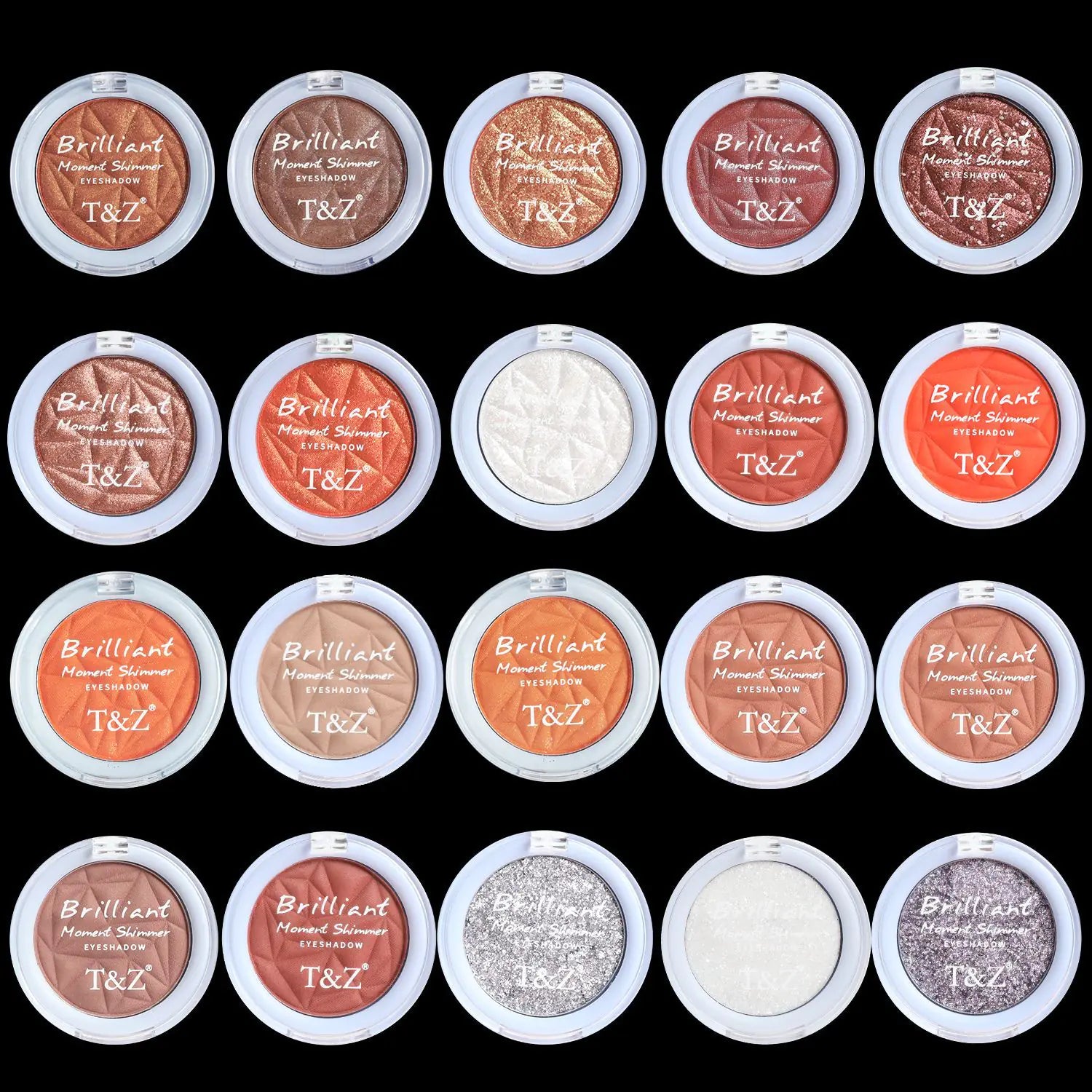 Wholesale Waterproof Shimmer Single Eyeshadow Palette