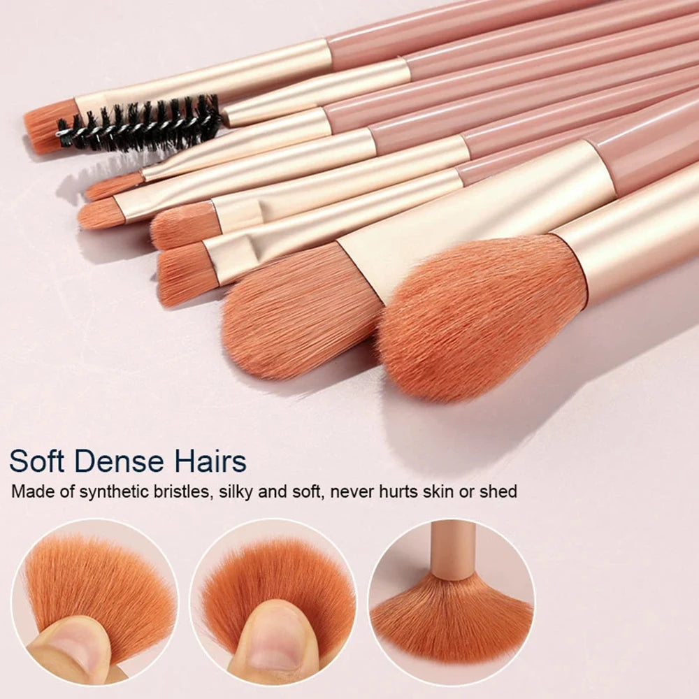 8pcs Professional Makeup Brush Set for Beauty Cosmetics