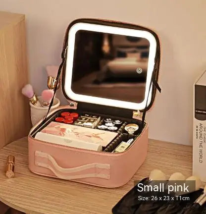 LED Light Cosmetic Bag