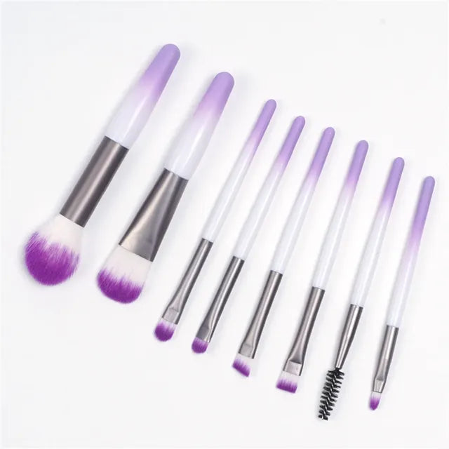 8pcs Professional Makeup Brush Set for Beauty Cosmetics