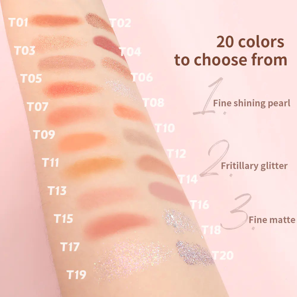 Wholesale Waterproof Shimmer Single Eyeshadow Palette